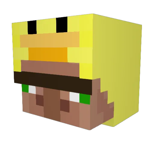 ma9m4 Minecraft avatar head, 3D render