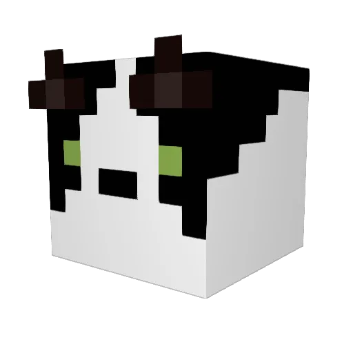 ma_haa Minecraft avatar head, 3D render