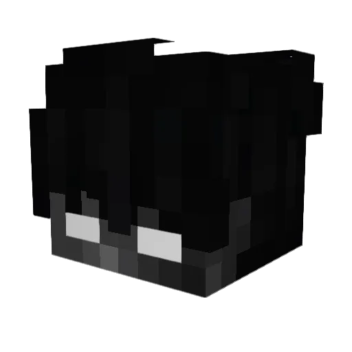 maaaaaarian Minecraft avatar head, 3D render