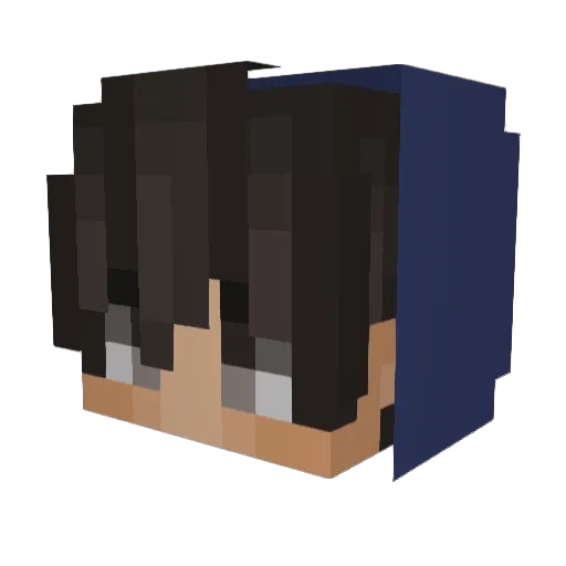 maaaxim Minecraft avatar head, 3D render