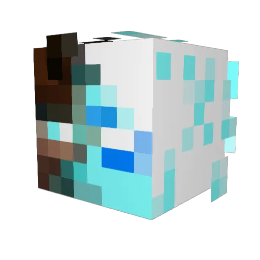 maadman888 Minecraft avatar head, 3D render