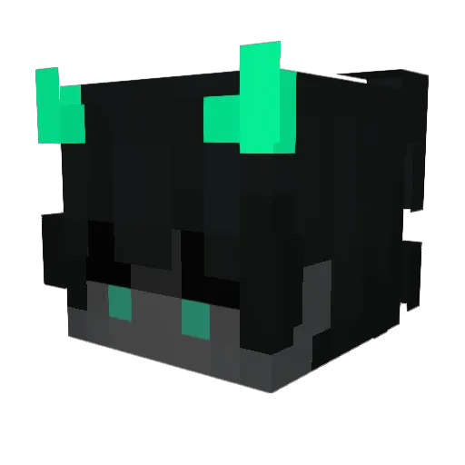 maargs_ Minecraft avatar head, 3D render