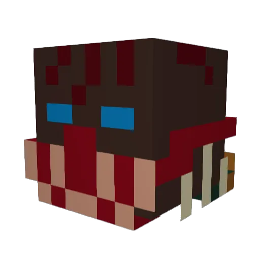 maartyreky11 Minecraft avatar head, 3D render