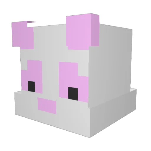 maataro Minecraft avatar head, 3D render