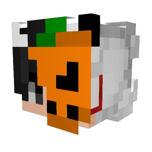 maati2603 Minecraft avatar head, 3D render