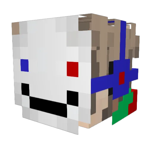 maayan84 Minecraft avatar head, 3D render