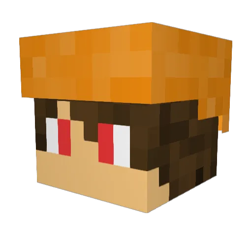 maba12345 Minecraft avatar head, 3D render