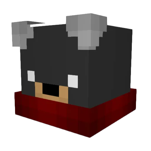 mabbbs Minecraft avatar head, 3D render