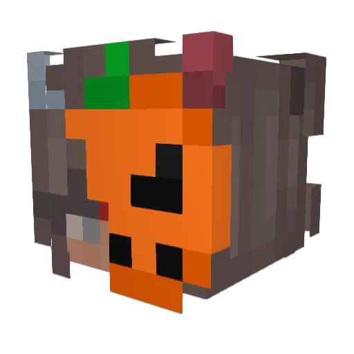 mabe_14 Minecraft avatar head, 3D render
