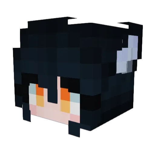 mabel1311 Minecraft avatar head, 3D render