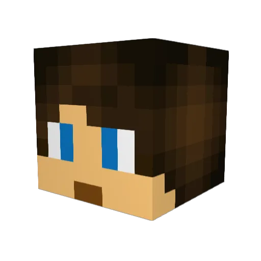 mabi2002 Minecraft avatar head, 3D render