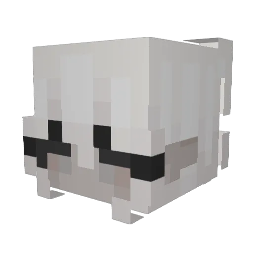 mabi_chic Minecraft avatar head, 3D render