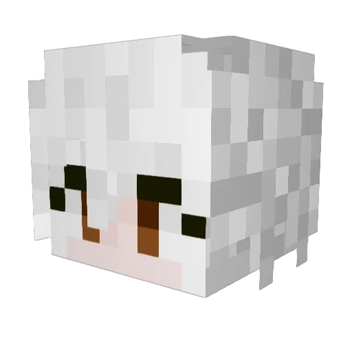 mabin29 Minecraft avatar head, 3D render