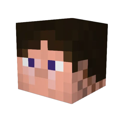 mabo_craft Minecraft avatar head, 3D render