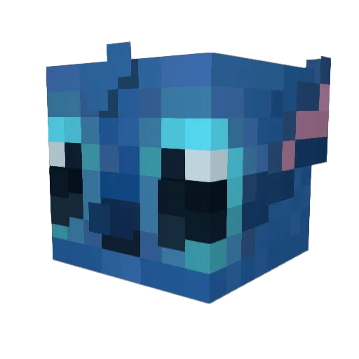 maboulette Minecraft avatar head, 3D render