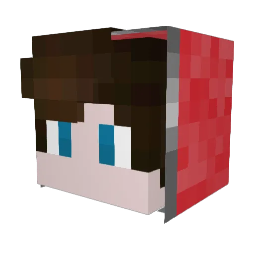 mac4000 Minecraft avatar head, 3D render