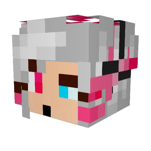macandbeef Minecraft avatar head, 3D render