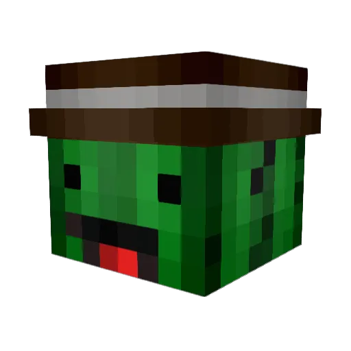 macaque06 Minecraft avatar head, 3D render