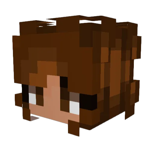macaroni1220 Minecraft avatar head, 3D render