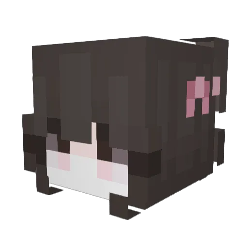 macarron3s Minecraft avatar head, 3D render