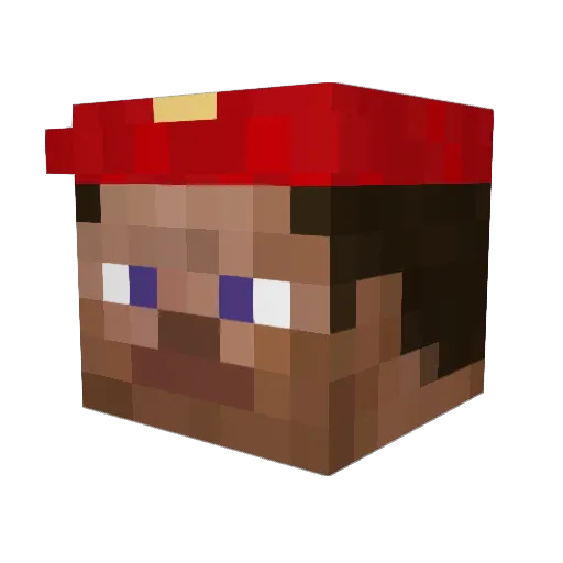 macarron95 Minecraft avatar head, 3D render