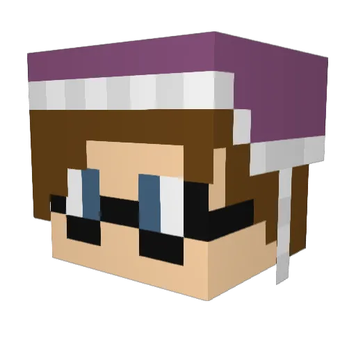 macbeth345 Minecraft avatar head, 3D render