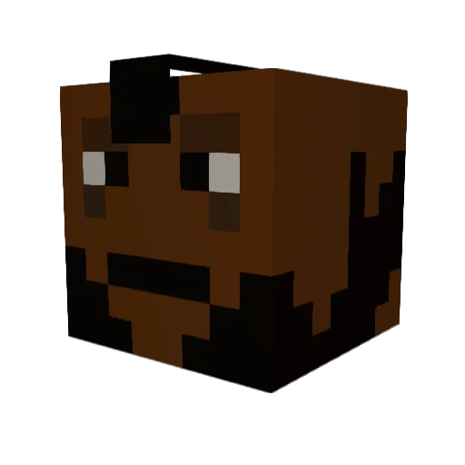 macca33 Minecraft avatar head, 3D render