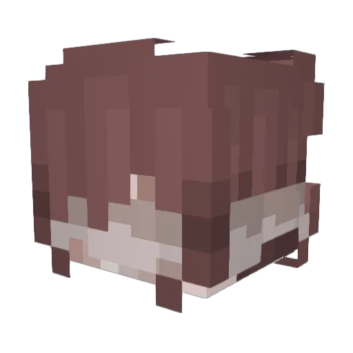 maccaluv Minecraft avatar head, 3D render
