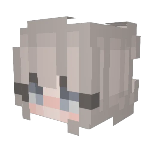 maccapac_69 Minecraft avatar head, 3D render