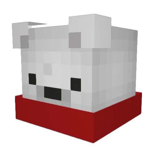 maccardenas Minecraft avatar head, 3D render