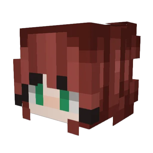 maccer25 Minecraft avatar head, 3D render
