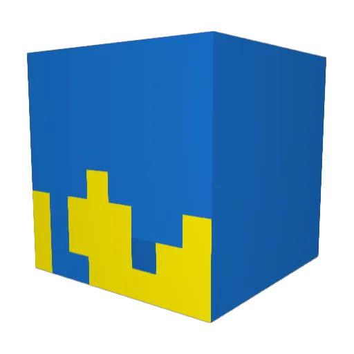 maccy_moo_moo Minecraft avatar head, 3D render