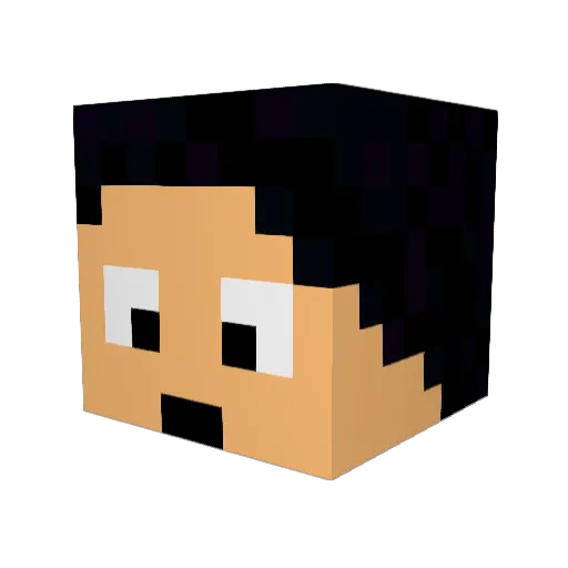 macdaddy73 Minecraft avatar head, 3D render
