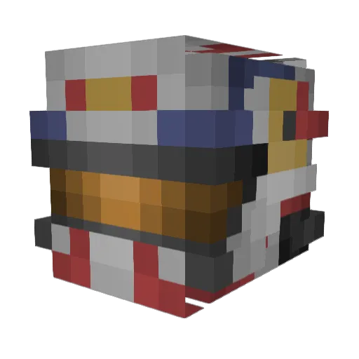 mace301 Minecraft avatar head, 3D render