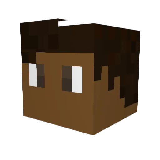macedo268 Minecraft avatar head, 3D render