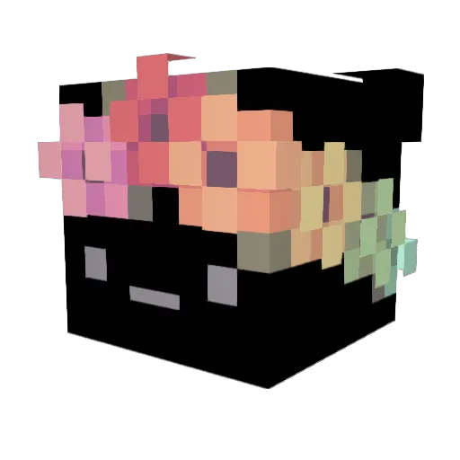 maceteroooo Minecraft avatar head, 3D render