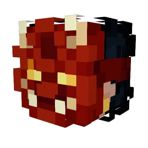 macgg2576 Minecraft avatar head, 3D render