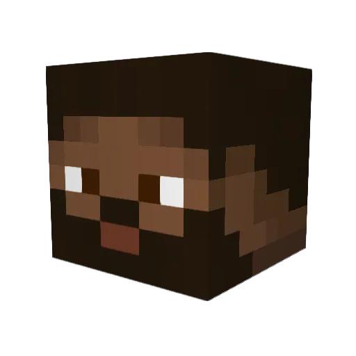machinator4 Minecraft avatar head, 3D render