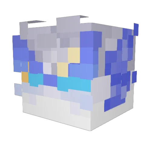 machine_yearning Minecraft avatar head, 3D render