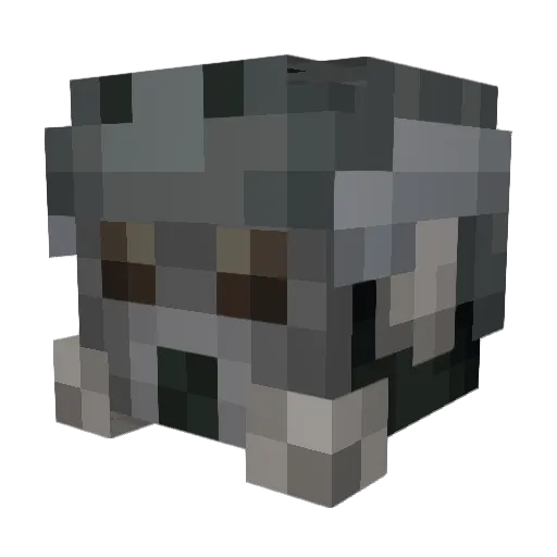 machinegun1234 Minecraft avatar head, 3D render