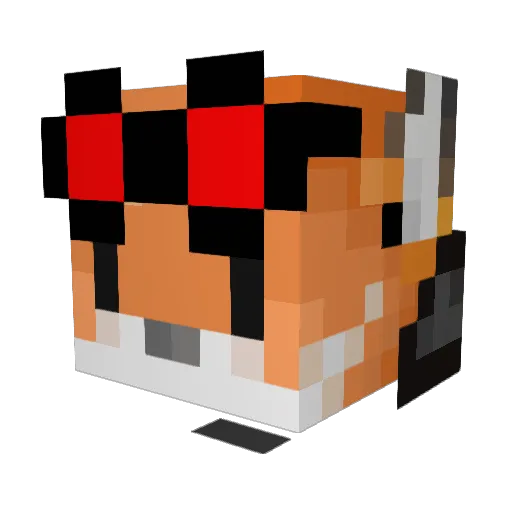 machinelord34 Minecraft avatar head, 3D render