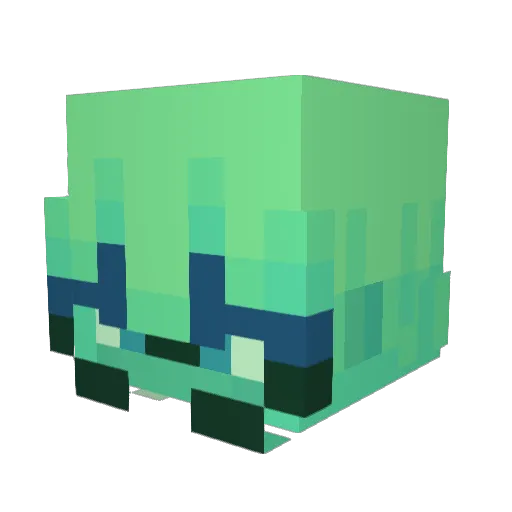 machinelung Minecraft avatar head, 3D render
