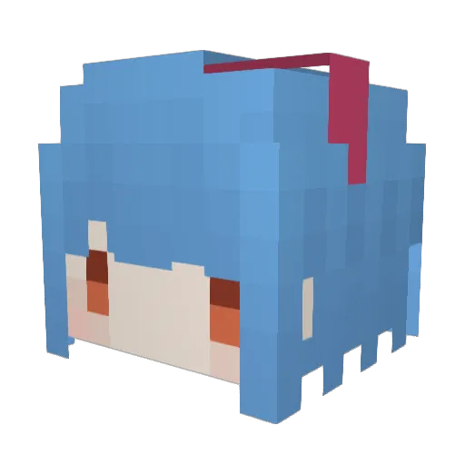 machinepack Minecraft avatar head, 3D render