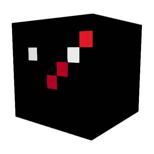 machingunson Minecraft avatar head, 3D render