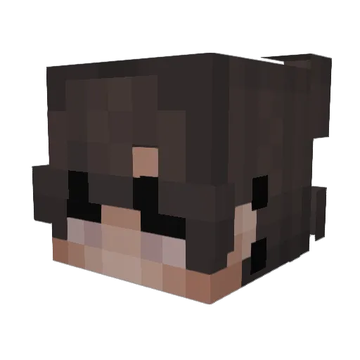 machmew Minecraft avatar head, 3D render