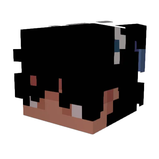 machodancer Minecraft avatar head, 3D render