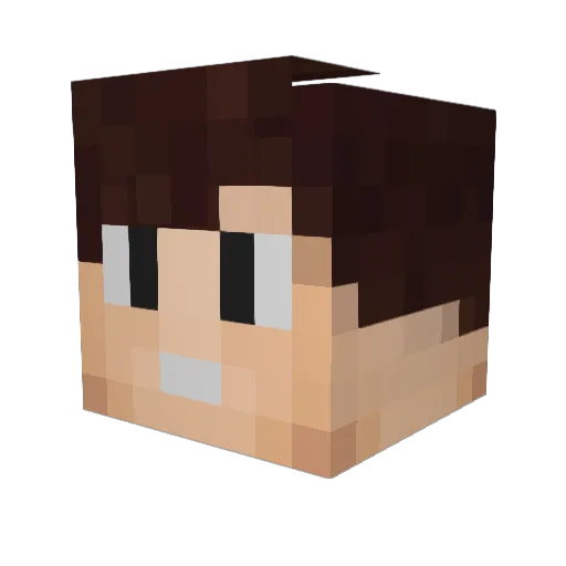 machul989 Minecraft avatar head, 3D render