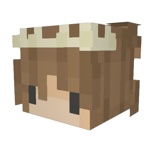 maci789 Minecraft avatar head, 3D render