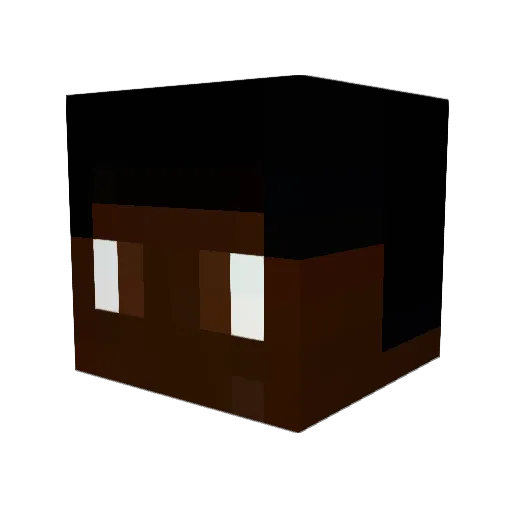 maciaxtoja Minecraft avatar head, 3D render