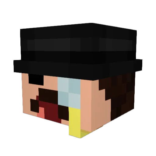 macic123456667 Minecraft avatar head, 3D render